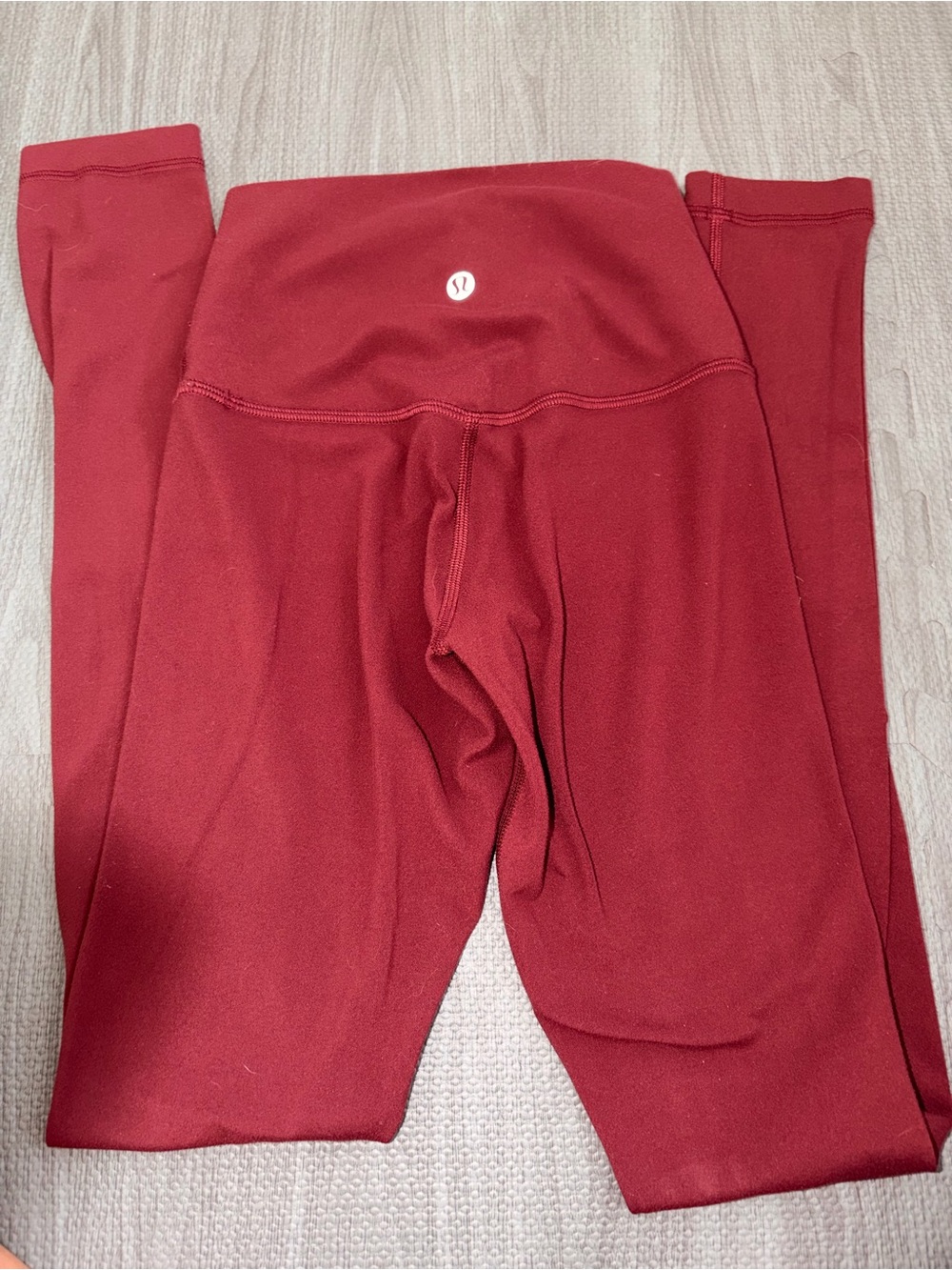 lululemon athletica Women's High-Waist Maroon Leggings